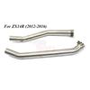 For Kawasaki ZX14-R ZX-14R ZX14R ZX14 2006-2011 2012-2016 Motorcycle Exhaust System Slip-On Middle Link Pipe Racing Bike Elbow