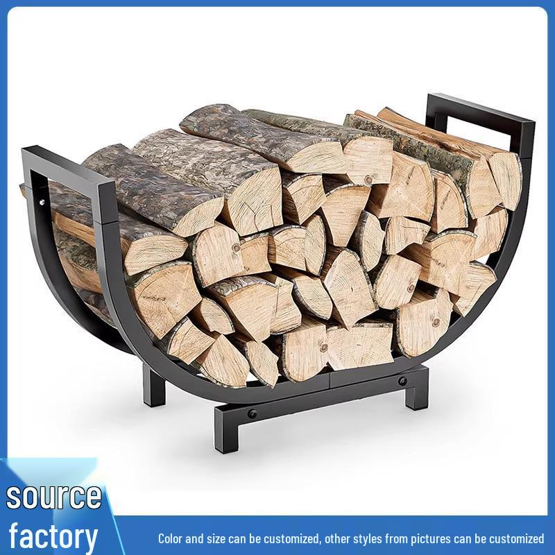 Μεταλλική Σχάρα Αποθήκευσης και Οργάνωσης Ξύλων για Εσωτερικό Τζάκι