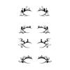 Halloween Eye Shadow Stickers Set Paper Festival Performance Stage Cosplay Eyeliner Makeup Accessories Women Ladies