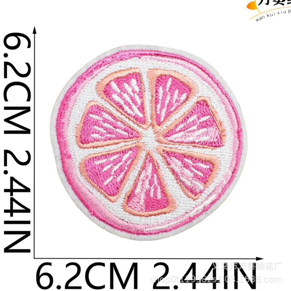 

Розовая вышитая тканевая нашивка патч одежда с отделкой вышивка ковбойской шляпы оранжевый бант штамп 1pcs розовый