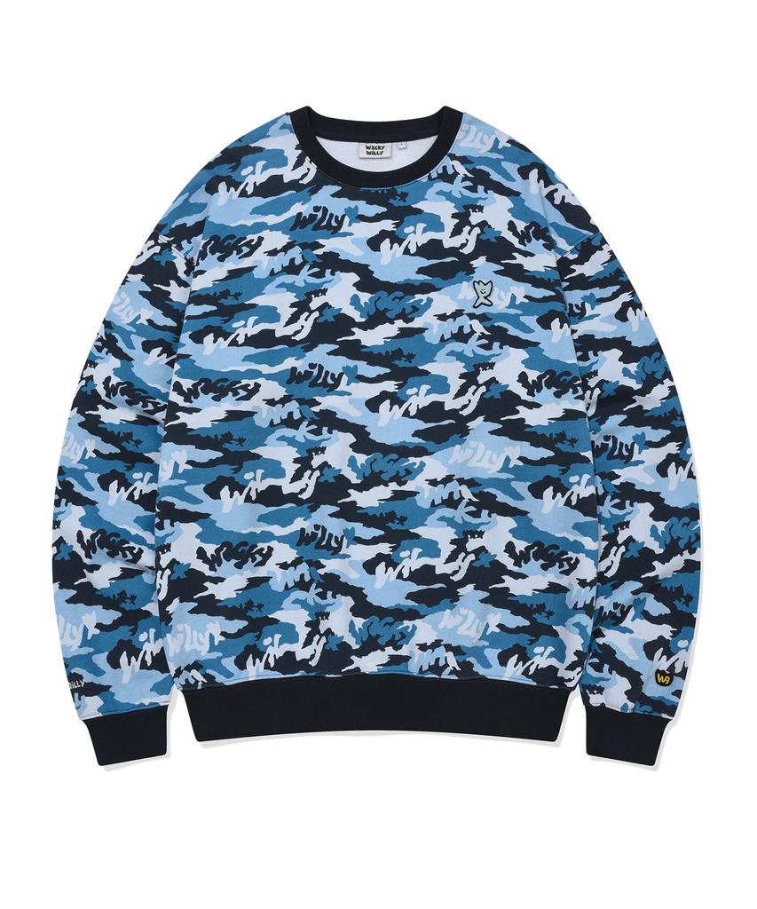 WACKY WILLY [26Ss] Signature Kiki Logo Sweatshirt (6 Colors) (Type A)