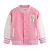 Girls’ Fashionable Baseball Jacket – Spring/Autumn Style