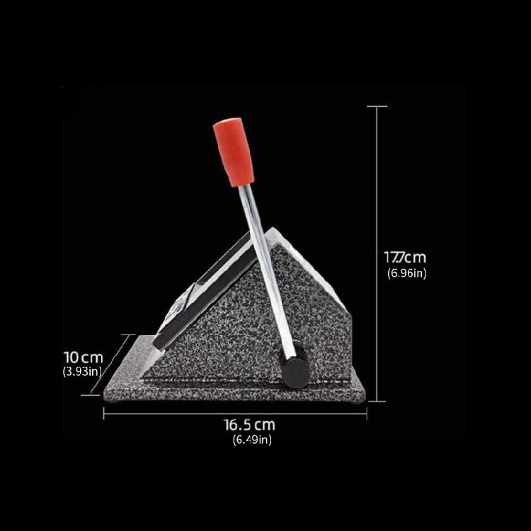 Passfoto-Schneidewerkzeug Quadratischer Stanzwerkzeug Tischplatten-Passfoto-Schneidewerkzeug mit Griff Manuelles Bildstanzwerkzeug