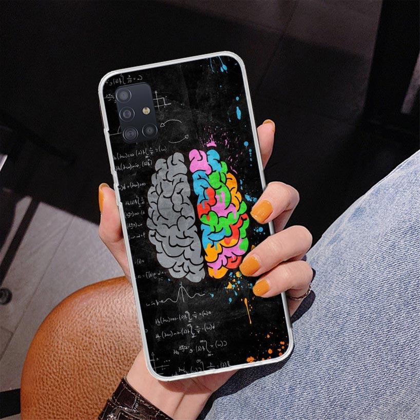 Physics Chemical Mathematics Phone Case For Samsung Galaxy A52 A32 A22 A12 A51 A31 A50S A30S A20S A10S Note 20 Ultra 10 Plus S10