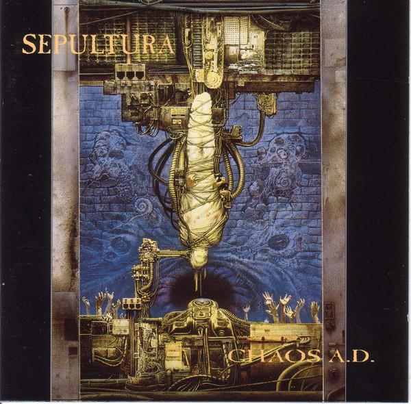

CD SEPULTURA - Chaos A.D. RR90002 Roadrunner Reco 1993 Европа Рок Б/У