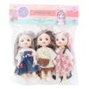 Fashionable Toddlers Mini Dolls for Little Girl Toy Collection 3D Eye Cute Dolls