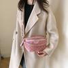 Trendy Waist Bags, Chic Crossbody Chest Bag, Stylish Chain Letter Patterns & Adjustable Wide Straps, Perfect for Daily Outfits