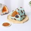 Soft Pet Sleeping Bed Cotton/Canvas Hamster Hammock Guinea Pig Nest Hamster House  Autumn