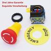 AC 440V 10A Roter Pilz Not-Aus Drucktaster Schalter 22mm NO NC Drucktaster Schalter LA38-11ZS