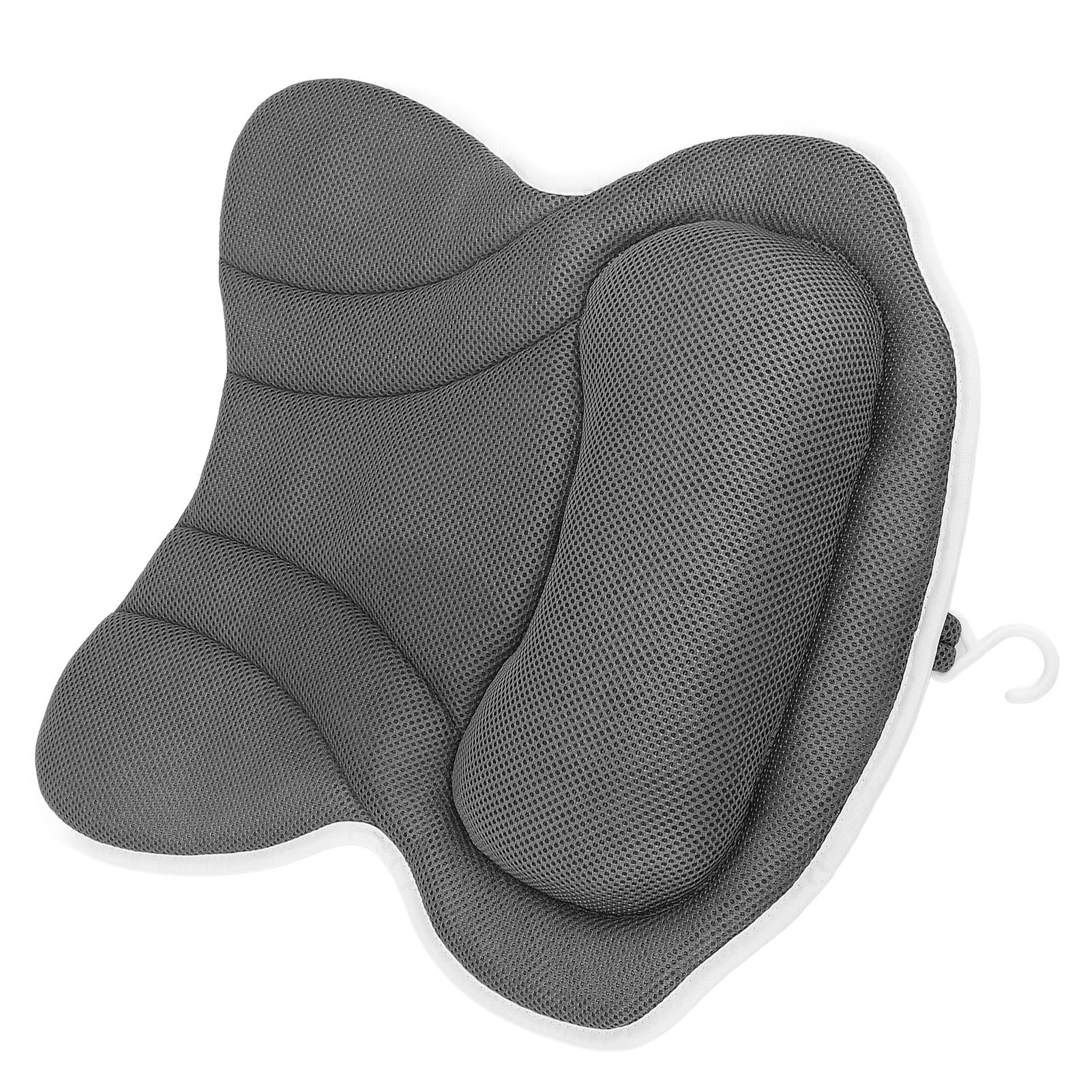 

Подушка для ванны для поддержки головы, шеи и спины с крючком для сушки, 6 присосок, противоскользящая ванна