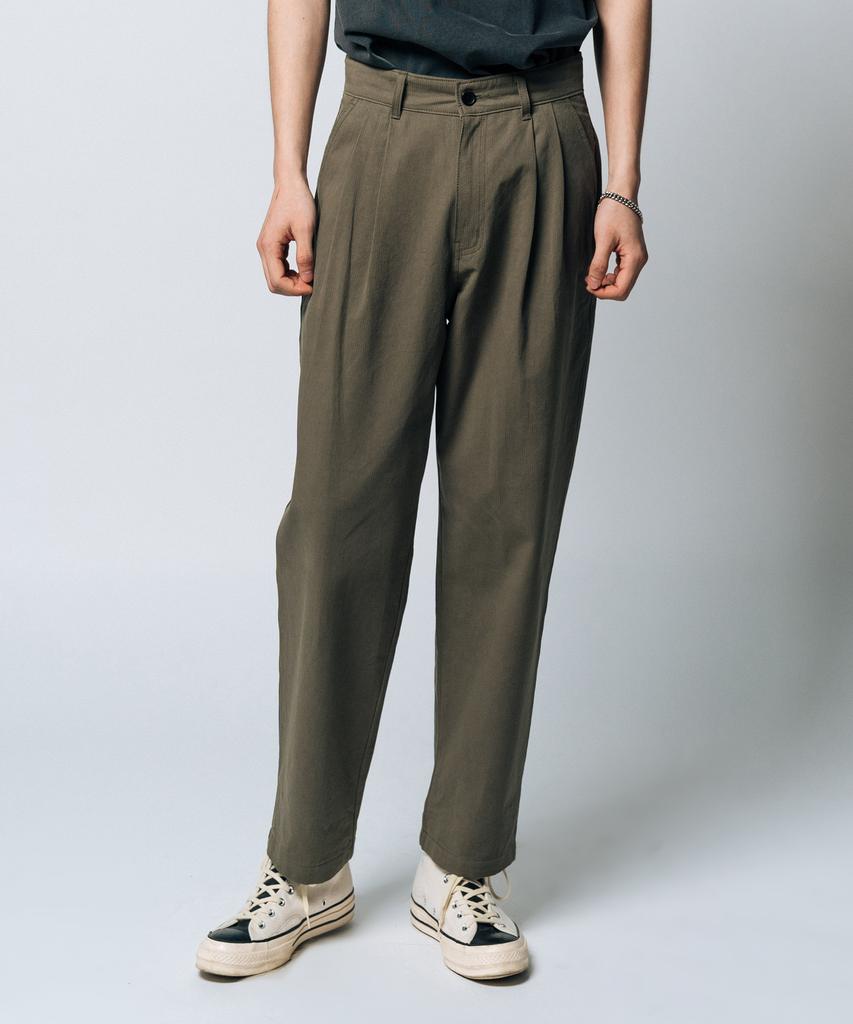Laellipointeu Seersucker Stripe Chino Pant_Khaki