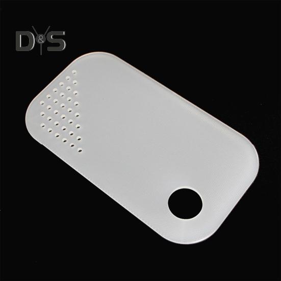 Mini deska do krojenia na zewnątrz kempingowa z otworem drenażowym przenośna przezroczysta antypoślizgowa wielofunkcyjna deska do krojenia warzyw owoców mięsa klasy spożywczej