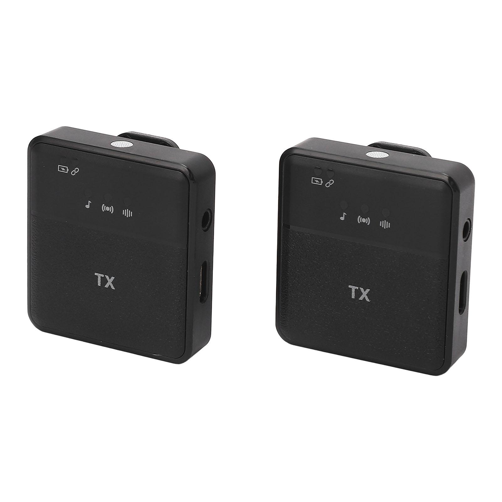 

2шт беспроводной петличный микрофон шумоподавление легкий портативный тип C беспроводной клипса