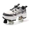 Mens Four-wheel  Walking Shoes Women's Roller Skates Children's Skates Boys'/ Girls' Sports Shoes with Brake