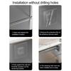 1/2Pcs Kitchen Hanging Rack 360-Degree Rotation Wall-Mounted Rotating Organizer Vertical Wall Storage Stand Rag Holder