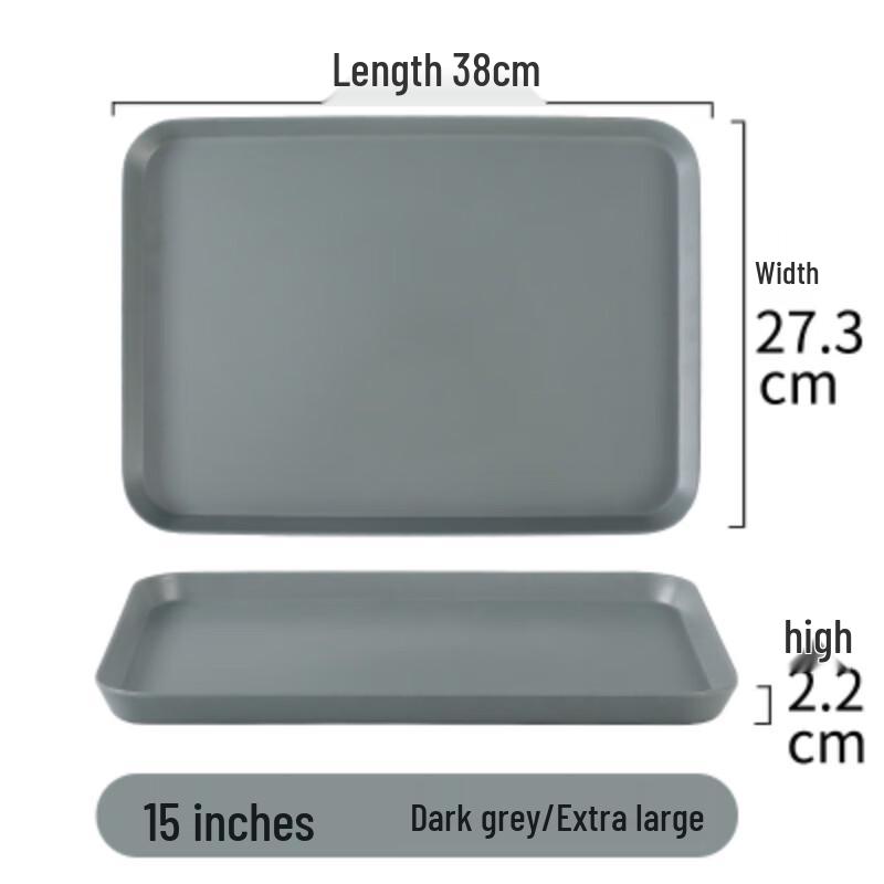 Nordic Style Melamine Serving Tray
