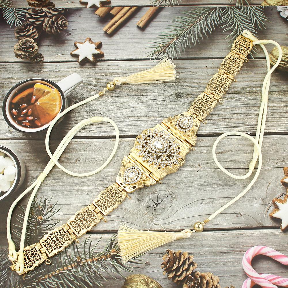 Chic Hand Rope Belt Women's Waist Chain Belt Hand Woven Rope Fringe Jewelry