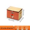 Large Foldable Cotton Linen Storage Bin with Visible Window
