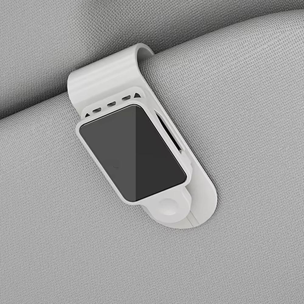 Stable Car Sunglasses Clip Shock-proof Card Ticket Holder Portable Car Sunglasses Holder Sun Visor