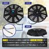 12V Electric Pull-Type Radiator Fan, Slim, Universal Cooling, KRB285 (10-inch)