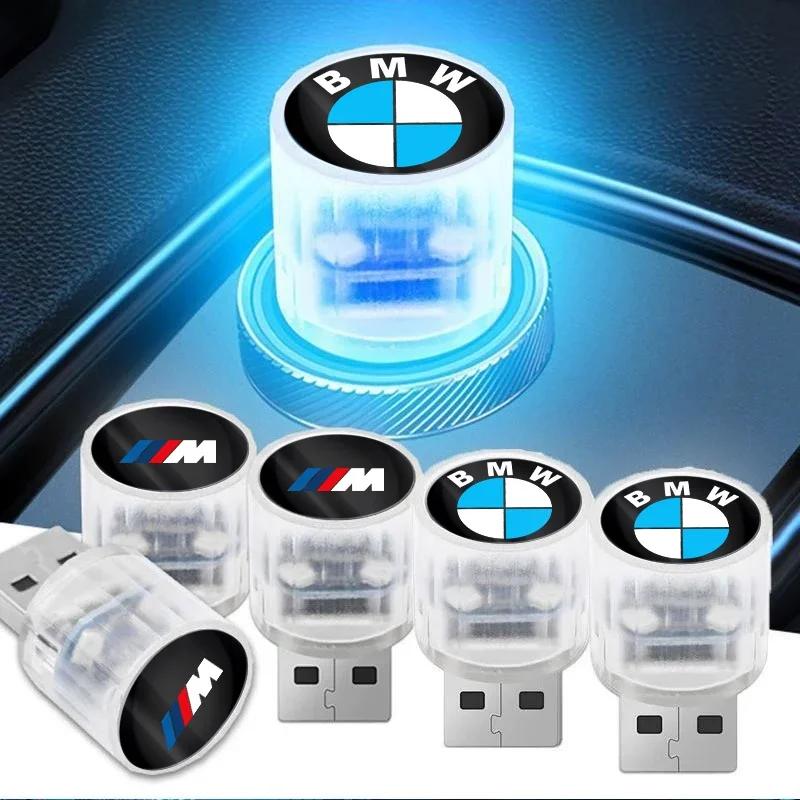 LMHKH1 2026 Car Sticker USB LED Car Light Auto Interior Atmosphere Light For M Performance BMW M M3 M5 M6 X1 X2 X3 X5 X6 X4 E30 E39 E46