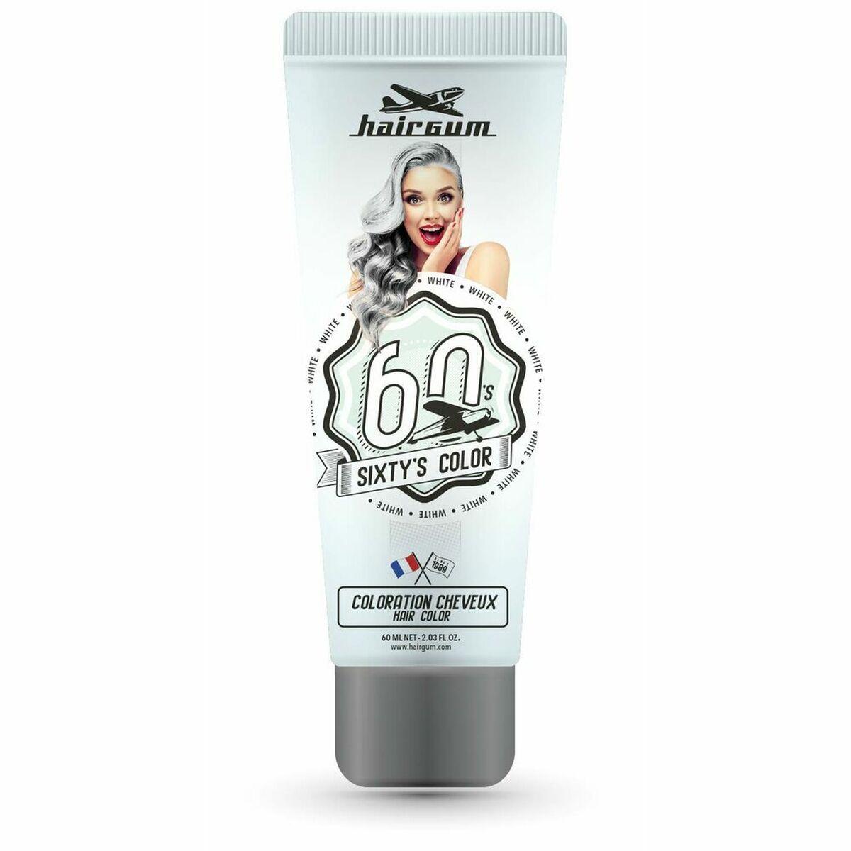 

Полуперманентное окрашивание Hairgum Sixty s Color Белый (60 мл)
