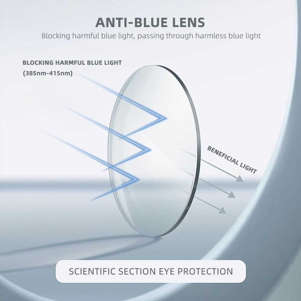 Retro Frame Reading Glasses for Men Women Anti-Blue Ray Computer Eyewear Unisex Fashion Thicker Sqaure Prescription Eyeglasses