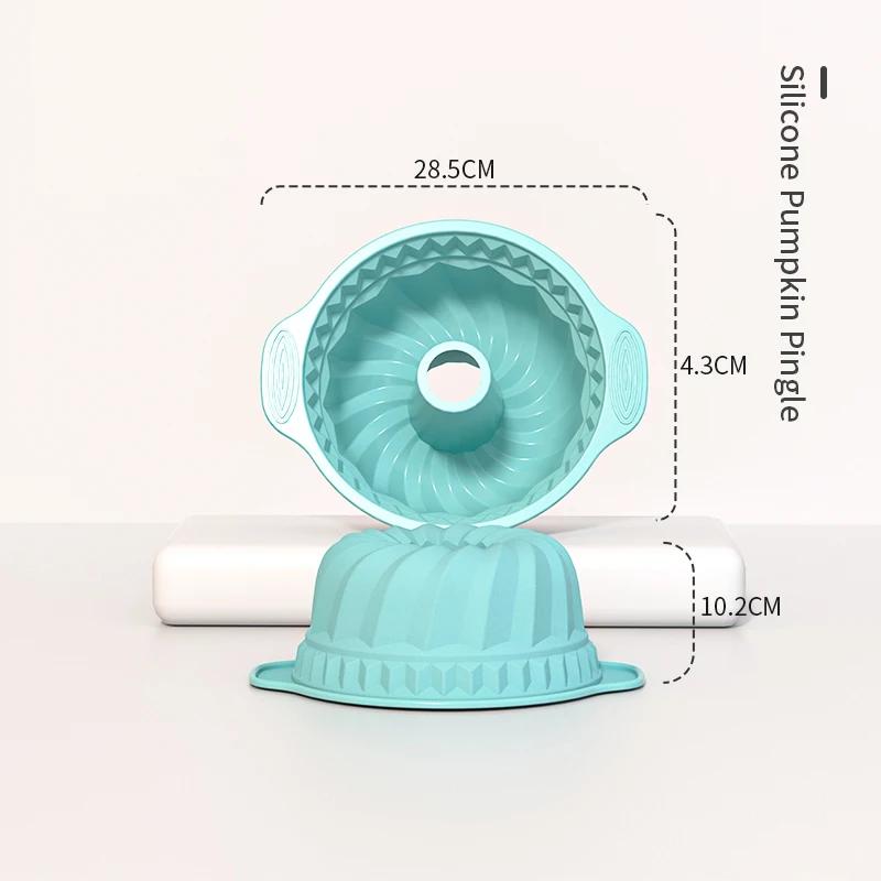 3D Shape Silicone Cake Mold DIY Pastry Baking Tools for Cake Pan Kitchen Fluted Tube Pan Bakeware Cake Decorating Tool Bake Tool