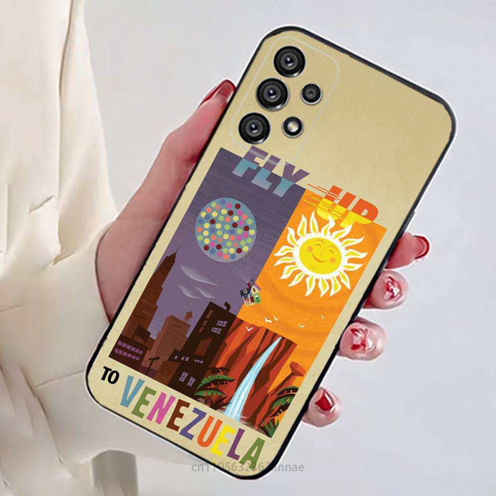 Aesthetic Art Venezuela  Phone Case For Samsung Galaxy A13,21s,22,31,32,52,53,71,80,A91 Soft Black Shell