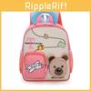 Cute Color Blocking Design Airplane Capybara Gift Printed Children Backpackwith Air Cushion Straps