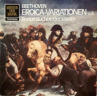 LP Record LUDWIG VAN BEETHOVEN, RUDOLF BUCHBI - Eroica-Variationen U.A. 6642070 Telefunken 1976 Germany Classical Used