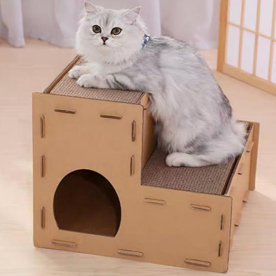 Modular Pet Stairs for Elderly Cats - Slip Dog Steps with Detachable Orthopedic Pads