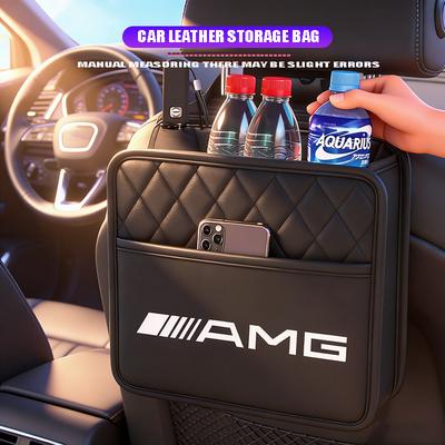Auto-Rücksitz-Organizer Multifunktionale Innenraum-Aufbewahrungstasche Für Mercedes Benz AMG W206 W204 W205 W212 W213 W221 W22 Schlüsselanhänger