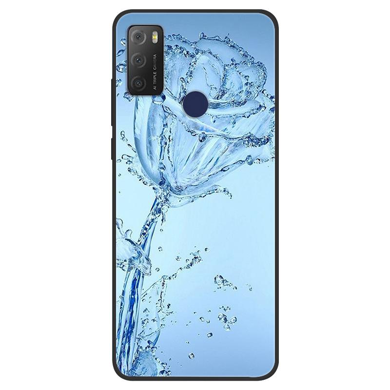 For TCL 20Y Case Girl Cat Flower Soft Silicone Back Wolf Shell for TCL 20E 6125F Fundas Phone Cover For TCL20Y 6156D 20 E Coque
