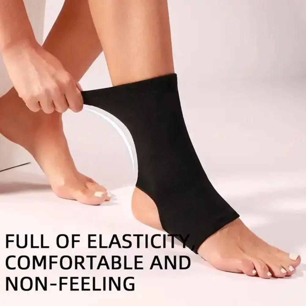 1Pc Ankle Support Compression Ankle Brace Protector For Running Soccer Basketball Nylon Knitted Gym Bandage Ankle Strap