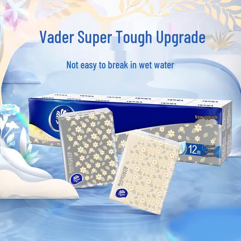 Vinda Ultra Strong 4-Ply Handkerchief Tissues