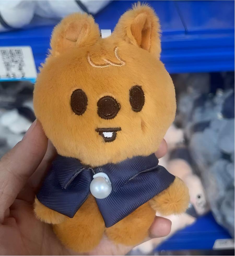 10cm Kpop Cartoon Stuffed Animal Plushies Stay Plush Doll Toys Kawaii Adults Fans Keychain Pendant Kid Gift Cuddly Fluffy Huggable Comfort Adorable