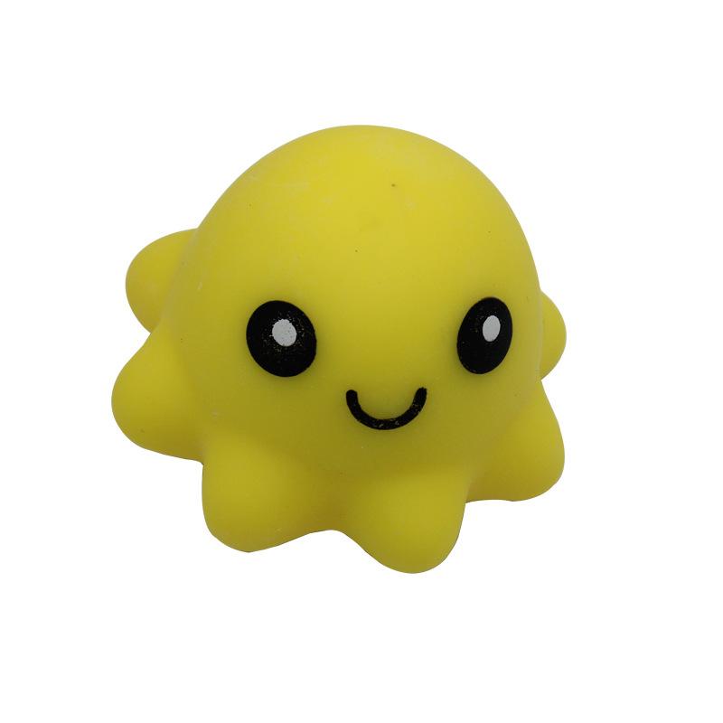 New TPR soft rubber octopus squeeze and release, relieve stress, octopus new unique toy