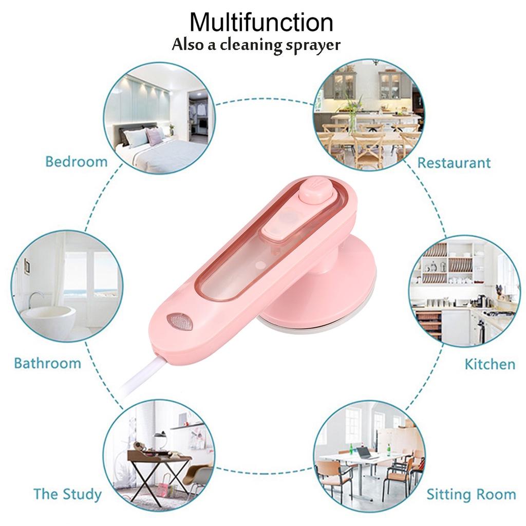 Mini Household Handheld hanging Iron Portable Iron Electric Garment Steamer Manual Ironing Machine Home Travel Fast Heat 30W 7.9"" * 3""