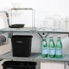 Metal Folding Cart 3 Tier Durable Storage Organizer Lightweight Utility Cart