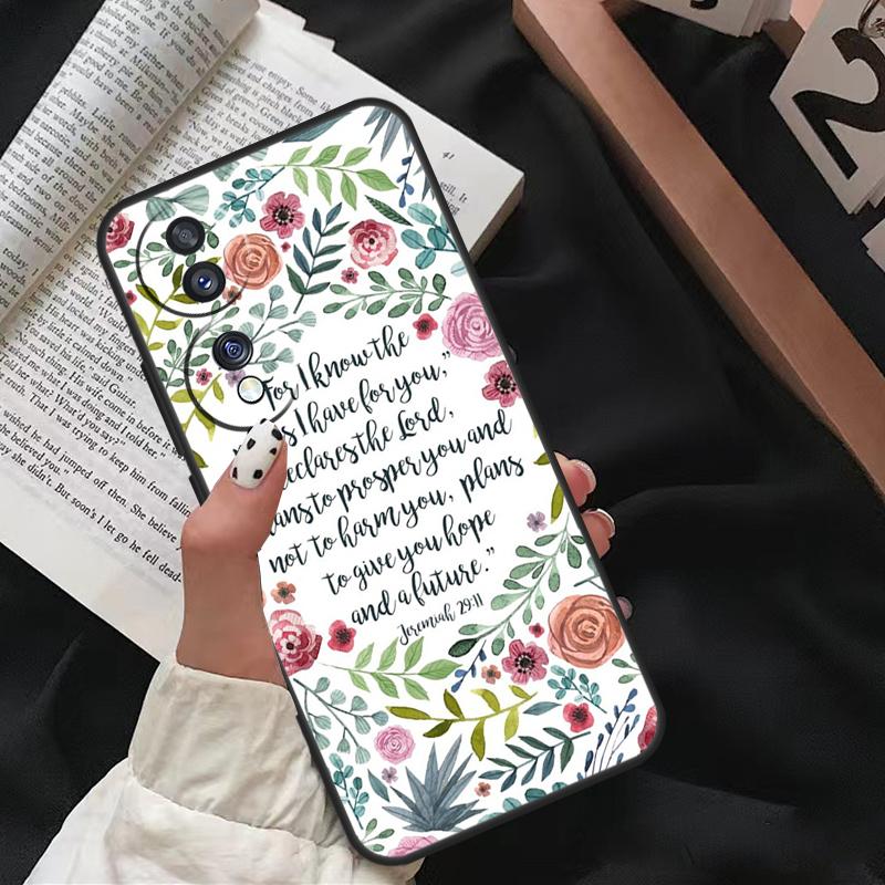 Bible Verse Jesus Christ Christian For Honor Magic 8 6 7 Pro Case For Honor X9d X9c X9b X9a X8c X8b 200 400 50 70 90 Lite Win RT