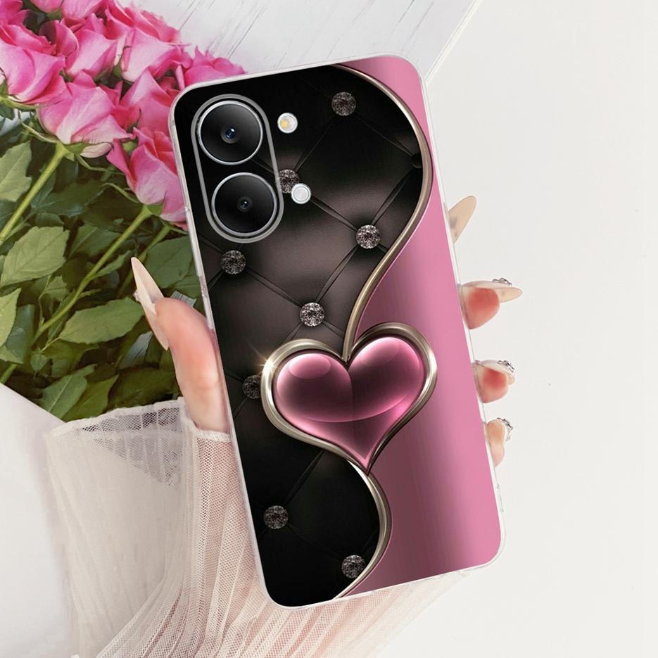 For Xiaomi Redmi Turbo 5 Max Case Cute Cat Flowers Painted Cover Soft Slim Phone Case For Xiaomi Redmi Turbo 5 Turbo5 Max Fundas