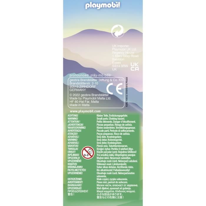 Porte-clé Sirène - PLAYMOBIL - 70652 - Gamme Playmobil Magic - Enfant - Multicolore