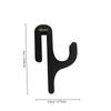 1 Shower Door Hooks - 8mm Frameless Glass Hanger, Bathroom Rack for Robes, Pajamas, Towels, Easy Install, No-Drill