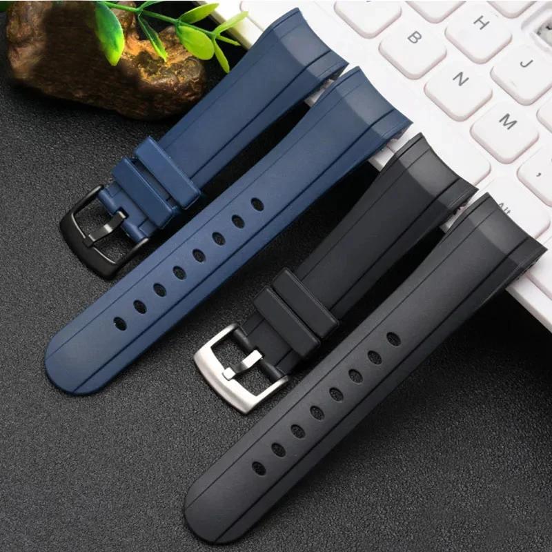Watch Band For Graham Reeftiger Racing Timing Series Excellent Quality Silicone Soft Waterproof Breathable Watchband 24mm