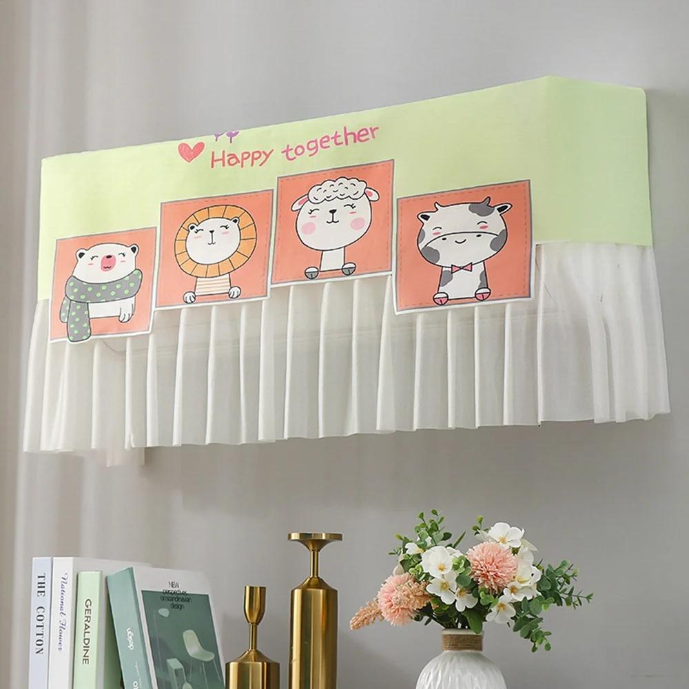 Air Conditioner Cover Home Decor Protective Case Waterproof Hanging Air Conditioning Home Fabric Indoor Dust Covers