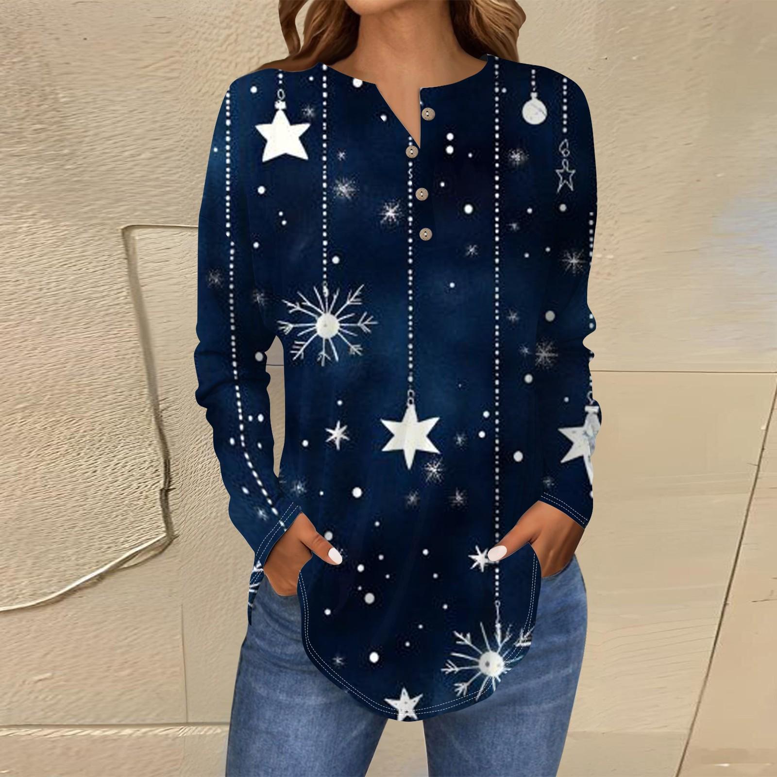 Футболки для женщин осень повседневные рубашки с длинным рукавом на пуговицах толстовка — фото 5