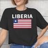 Men Women Liberia Independence Day T Shirt Cotton Graphic Printing TShirt Clothing Outfits