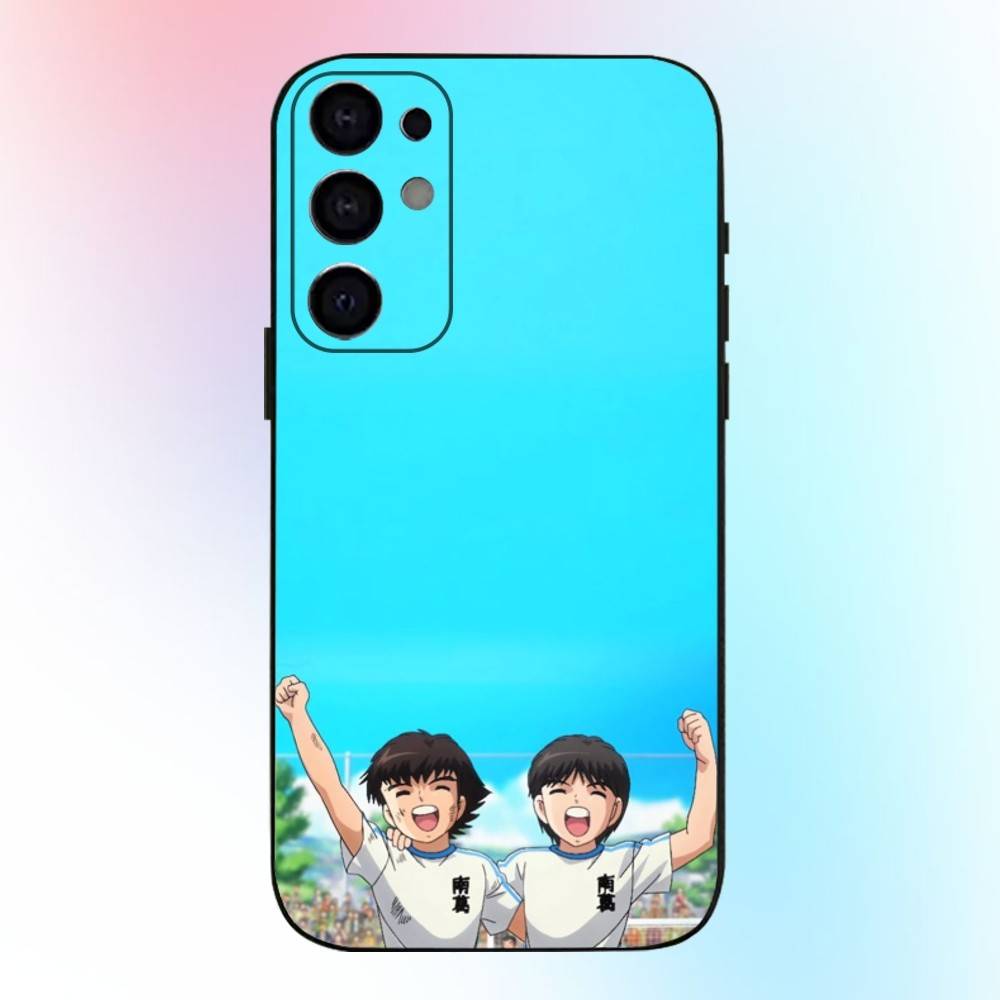 Anime C-captain T-tsubasa Phone Case For Samsung S25,S24,S21,S22,S23,S30,Ultra,S20,Plus,Fe,Lite,Note,10,9,5G Black Cover