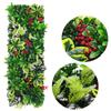 DIY Artificial Plant Wall Panel 75x25cm Flower Simulation Maple Plant Sheet Durable Lifelike Fake Green Grass Mat Privacy Screen